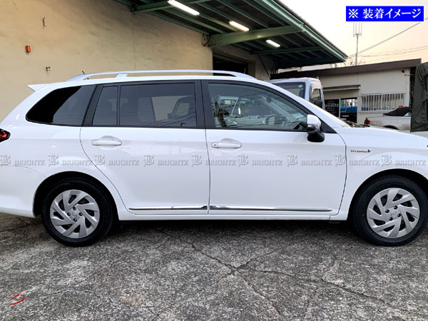 楽天市場】【 BRIGHTZ カローラフィールダー 161 162 164 165 メッキ