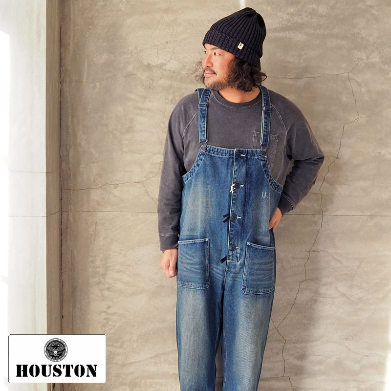 楽天市場】ヒューストン オーバーオール HOUSTON デニム デッキパンツ