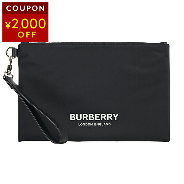 楽天市場】バーバリー ポーチ BURBERRY ロゴプリント 8062754 A1189