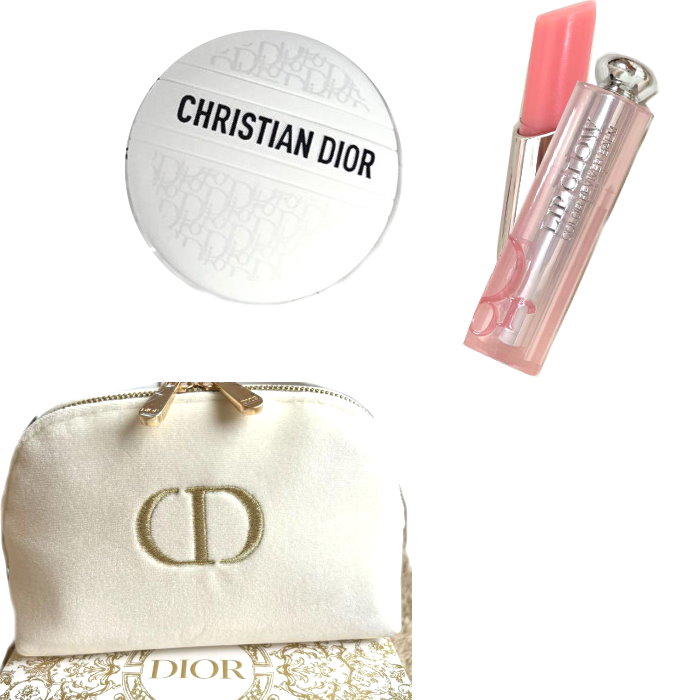 Dior リップグロスセット ゴールドポーチ Diorディオール ビューティー