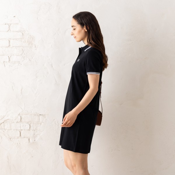 楽天市場】フレッドペリー ワンピース ツインティップ ブラック