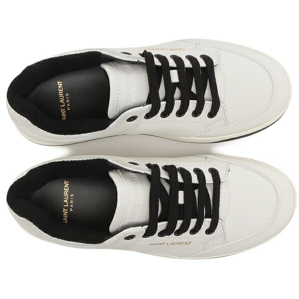 楽天市場】サンローランパリ スニーカー ホワイト ブラック メンズ