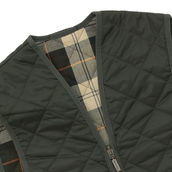 楽天市場】バブアー ベスト キルティングライナーベスト カーキ