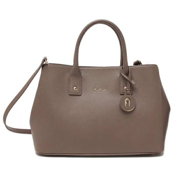 楽天市場】フルラ ハンドバッグ ショルダーバッグ リンダ ベージュ