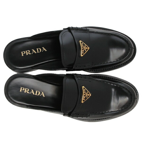 楽天市場】プラダ サンダル ミュール ブラック レディース PRADA