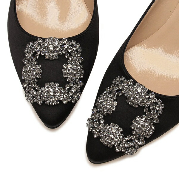 楽天市場】マノロブラニク パンプス ハンギシ ジュエルバックル