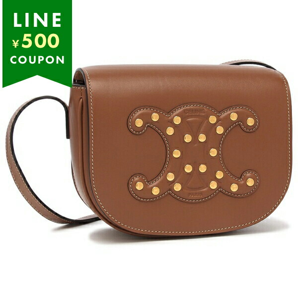 楽天市場】セリーヌ ショルダーバッグ フォルコ トリオンフ ブラウン