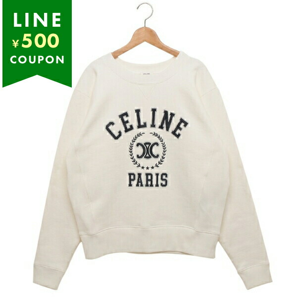 楽天市場】セリーヌ スウェット トレーナー トリオンフ ロゴ ホワイト