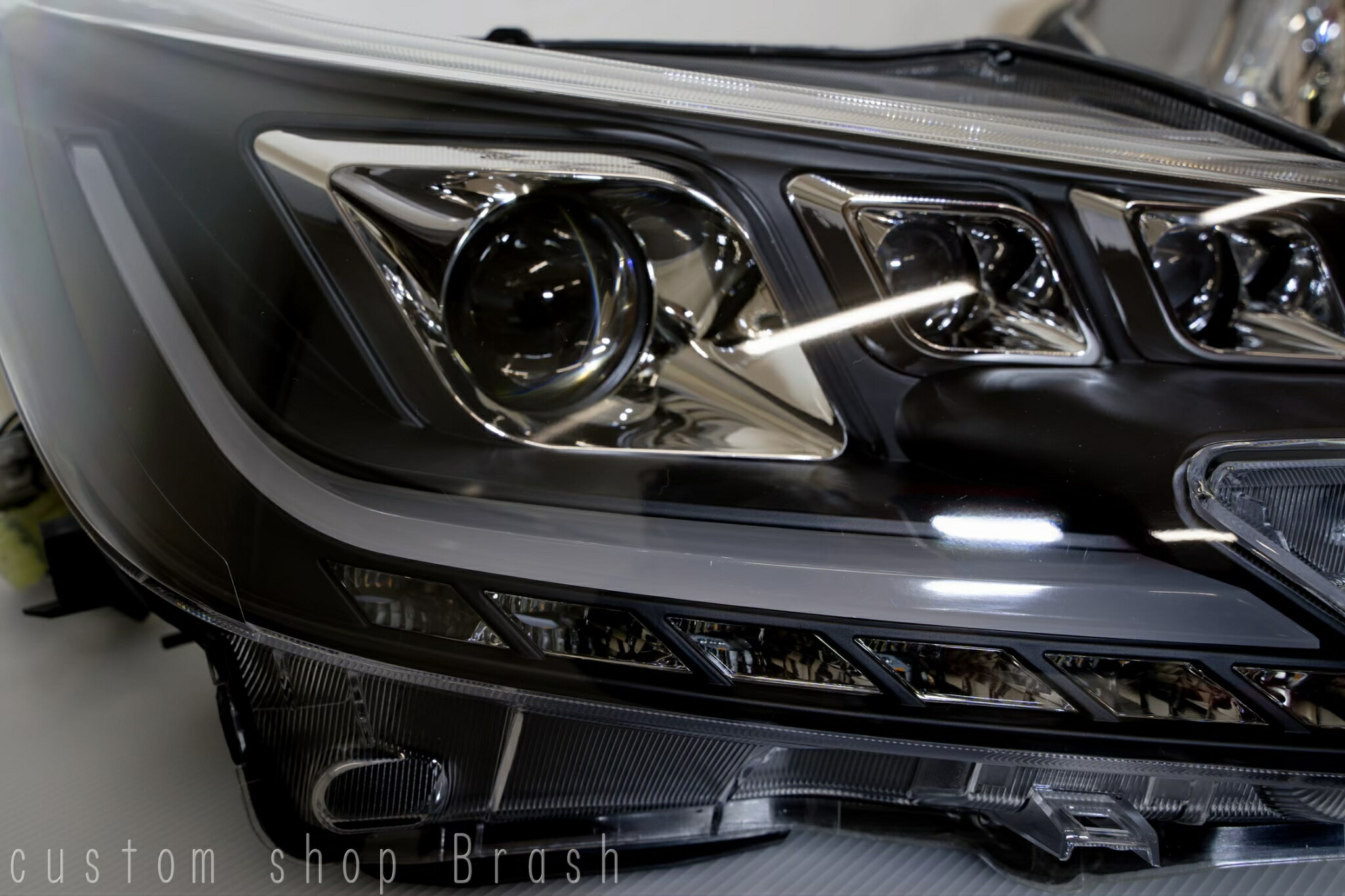 楽天市場】【BRASH】TOYOTA GRX130 マークX / BRASH3眼カラーアイ