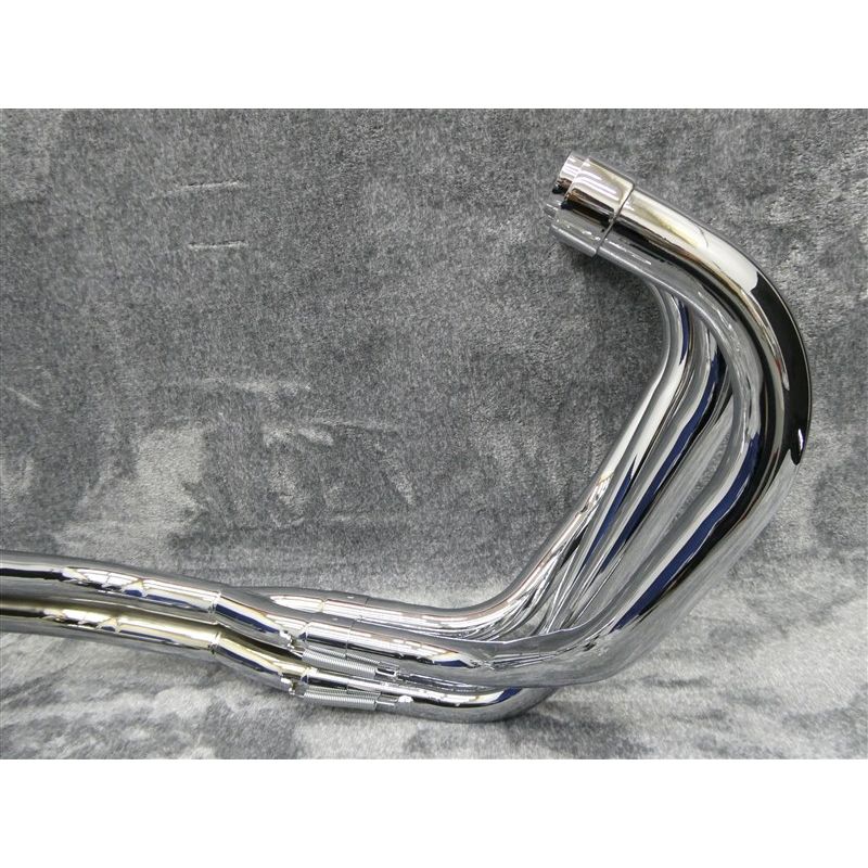 楽天市場】ZRX400 豪 ガニマタ マフラー メッキ ＋シルバー