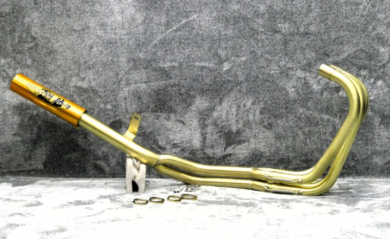 楽天市場】ゼファー400 【侍】真鍮 タイプ2 マフラー / ゼファーΧ