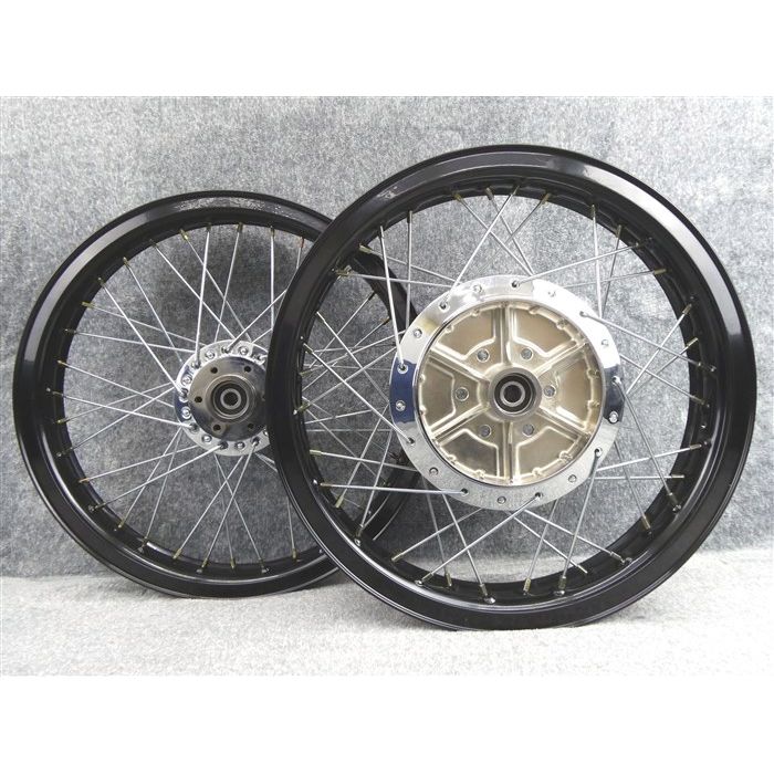 楽天市場】GS400 スポーク ホイール Hリム 黒 : カスタムパーツ DJ