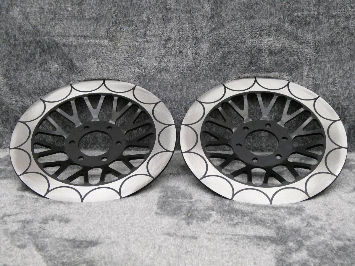 楽天市場】GS400 トレンチカット ディスクローター 2枚 黒 : カスタム