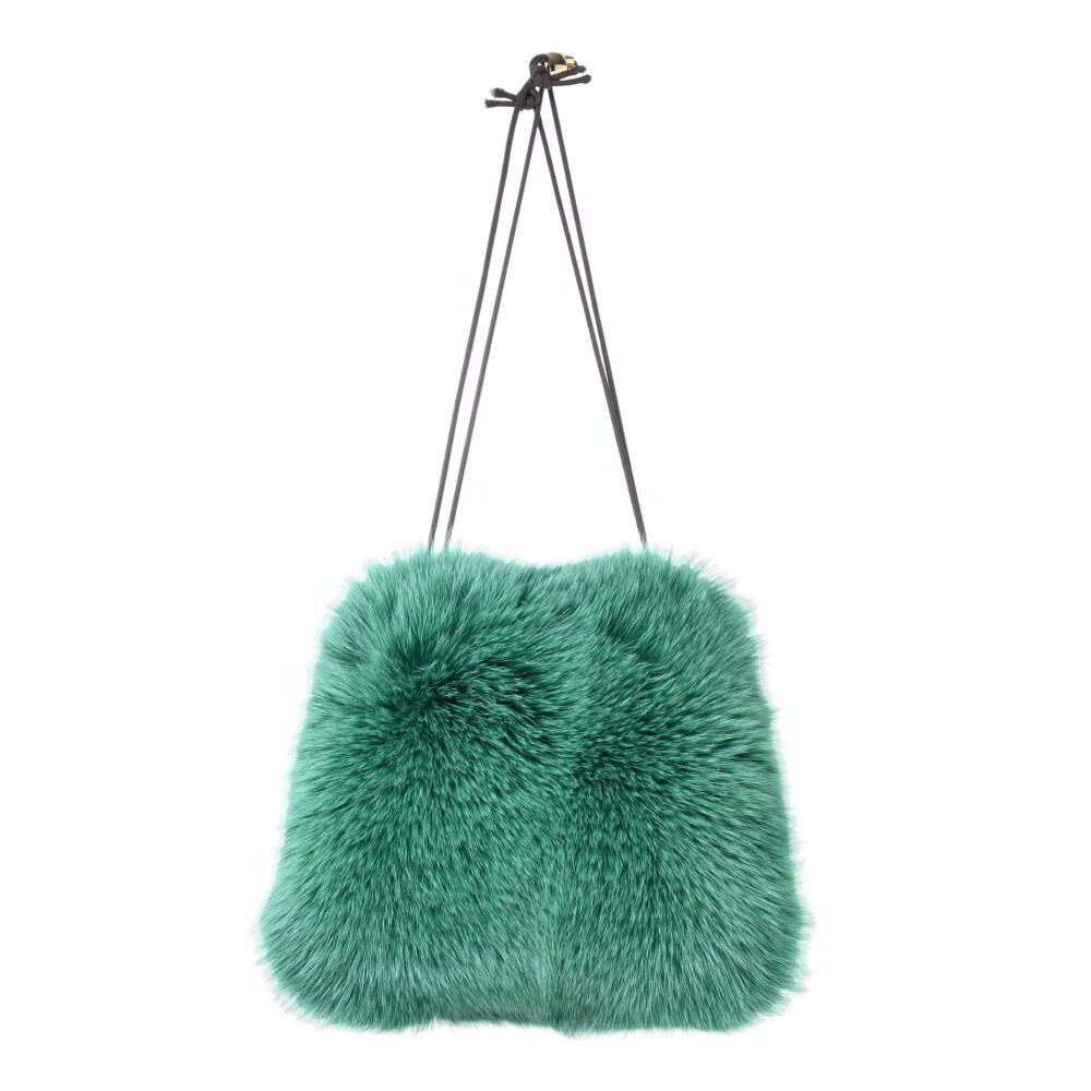 楽天市場】LUDLOW フォックスファー ハンドバッグ ONE SIZE グリーン