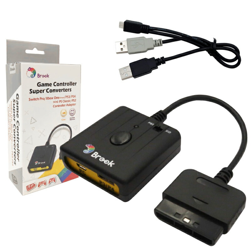 楽天市場】Brook Game Controller Super Converters PS2 PS PC ゲーム