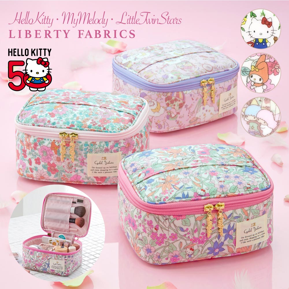 楽天市場】バニティポーチ サンリオ キャラクターズ 化粧ポーチ ハロー