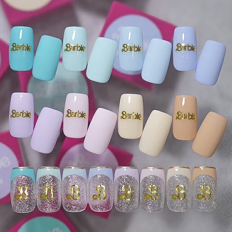 楽天市場】Barbie バービー カラージェル ホワイトパステルシリーズ 8