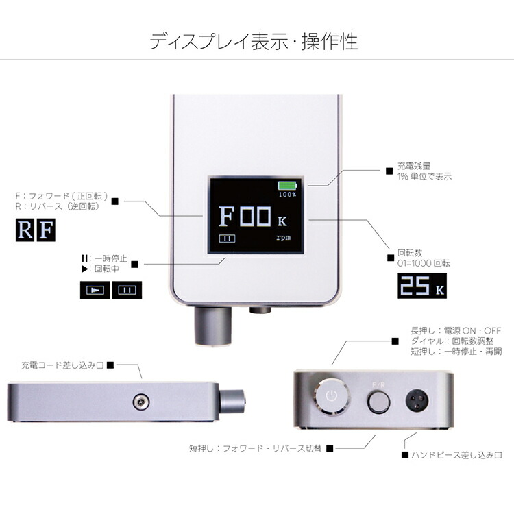 楽天市場】SHAREYDVA シャレドワ ネイルマシーン Sleek スリーク