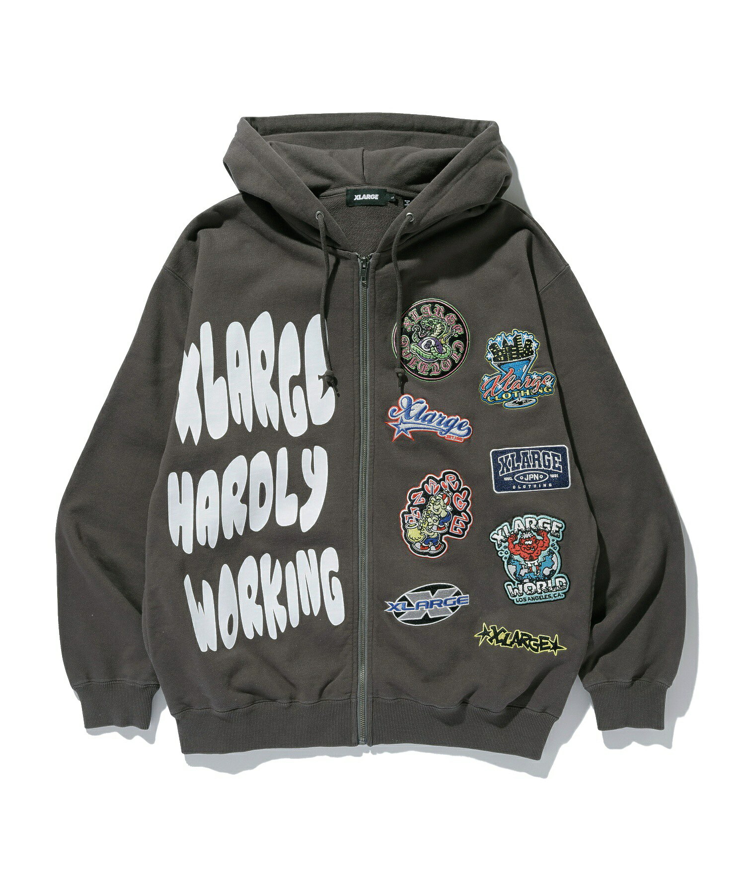 楽天市場】【公式】XLARGE エクストララージ MULTI LOGO ZIP UP HOODED