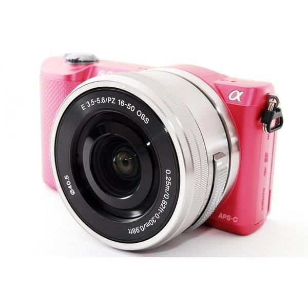 楽天市場】【中古】 ソニー SONY α5000 レンズキット ピンク 美品 自