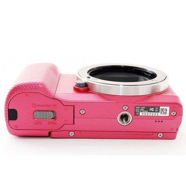 楽天市場】【中古】 ソニー SONY α5000 レンズキット ピンク 美品 自