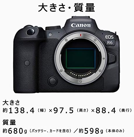 楽天市場】【中古】 Canon ミラーレス一眼カメラ EOS R6 ボディー
