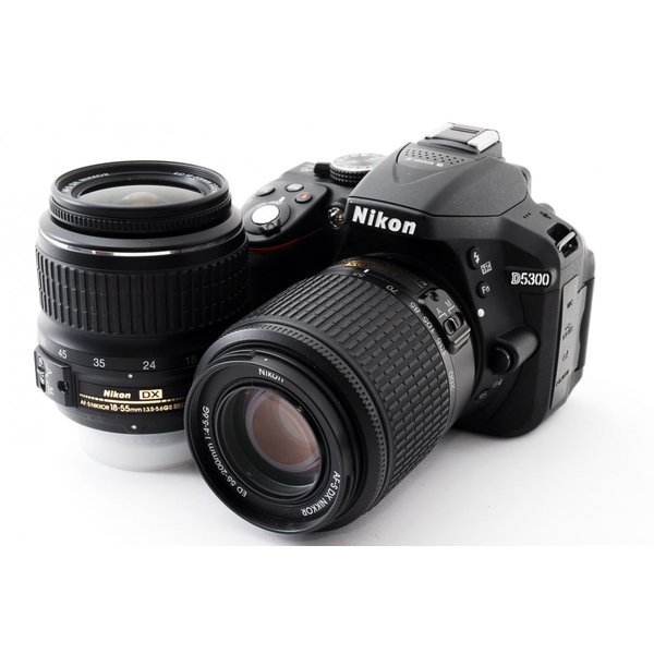 楽天市場】【中古】ニコン Nikon D5300 ダブルズームセット ブラック