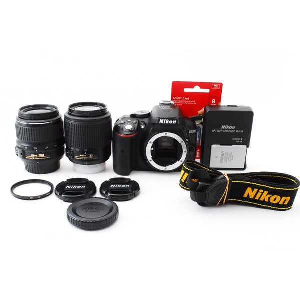 楽天市場】【中古】ニコン Nikon D5300 ダブルズームセット ブラック