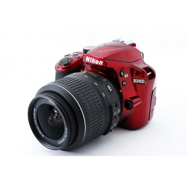 楽天市場】【中古】ニコン Nikon D3400 レンズキット レッド 美品
