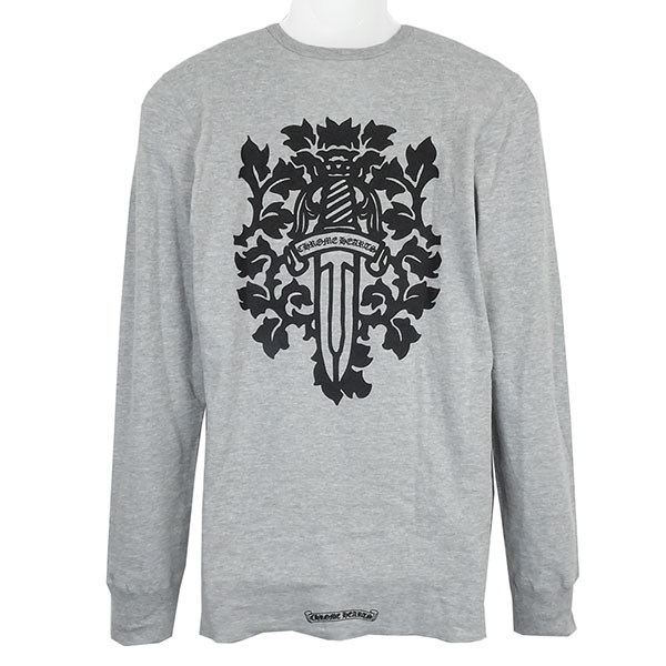 楽天市場】クロムハーツ Tシャツ CHROME HEARTS ロングスリーブ グレー