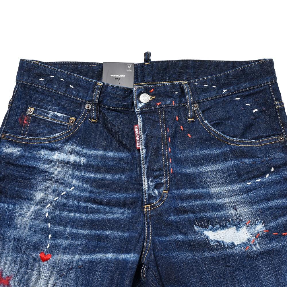 楽天市場】【S50】DSQUARED2 / ディースクエアードSAILOR JEANセーラー