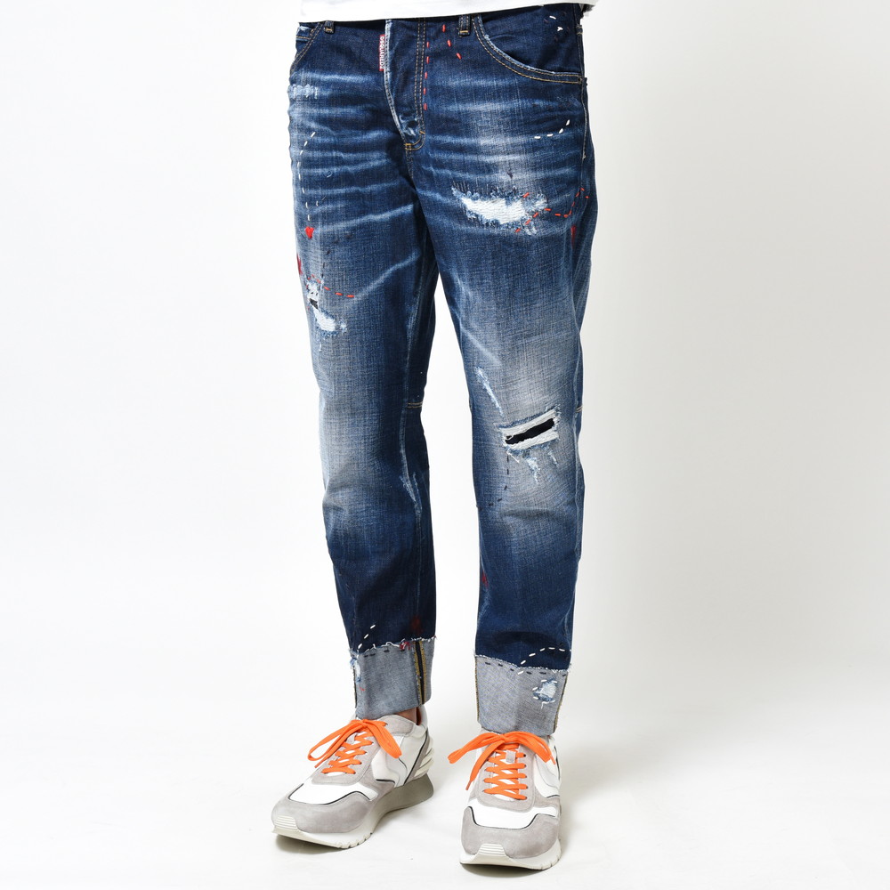 楽天市場】【S50】DSQUARED2 / ディースクエアードSAILOR JEANセーラー