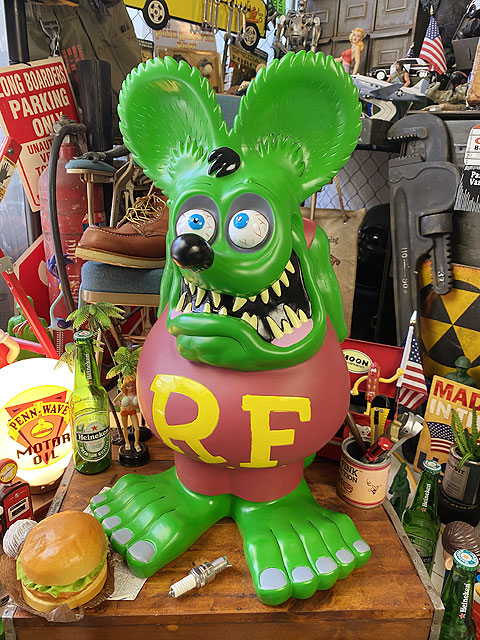 楽天市場】ファンコ限定 ラットフィンク ジャイアントコインバンク