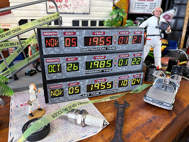 楽天市場】映画 バック・トゥ・ザ・フューチャー デロリアンのタイム