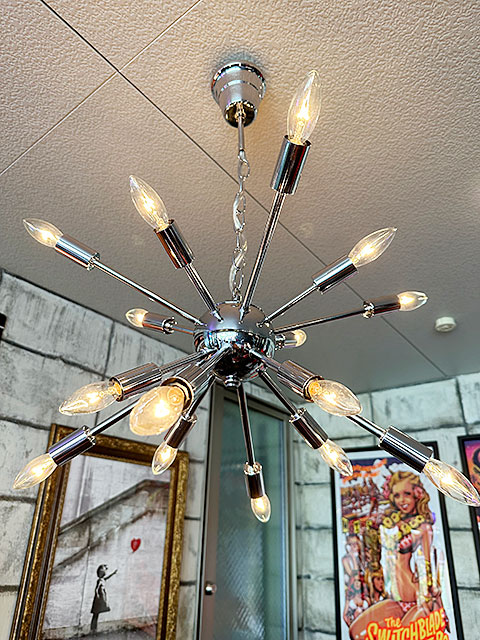 楽天市場】スプートニクランプ 16灯タイプ本体 LED球対応 （クローム