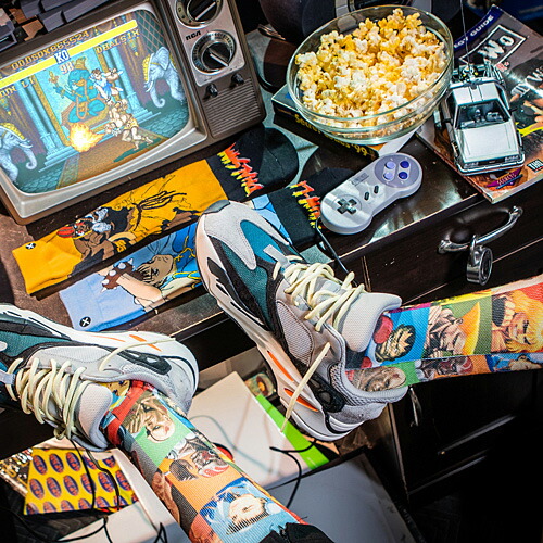 楽天市場】ODD SOX カプコン ストリートファイター2 ソックス （WORLD