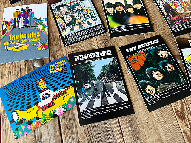 楽天市場】ビートルズ アルバムジャケット オフィシャル ポストカード