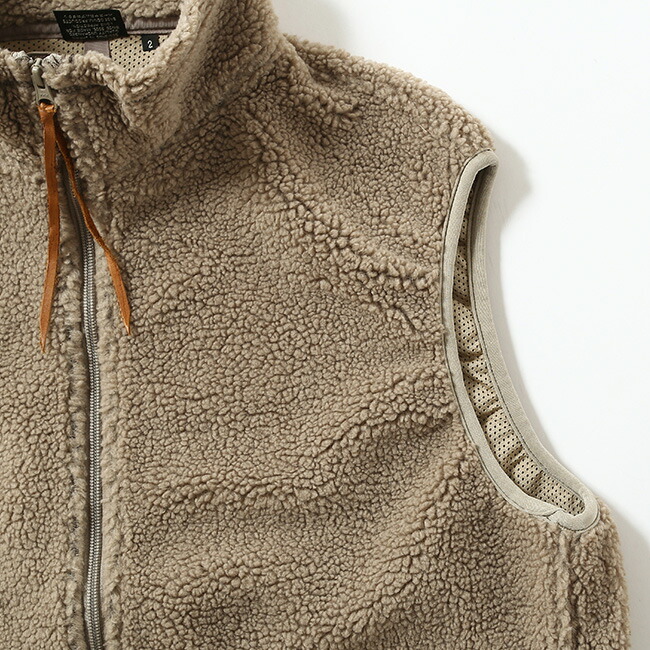 楽天市場】オアスロウ ボアフリースベスト orslow BOA FLEECE VEST