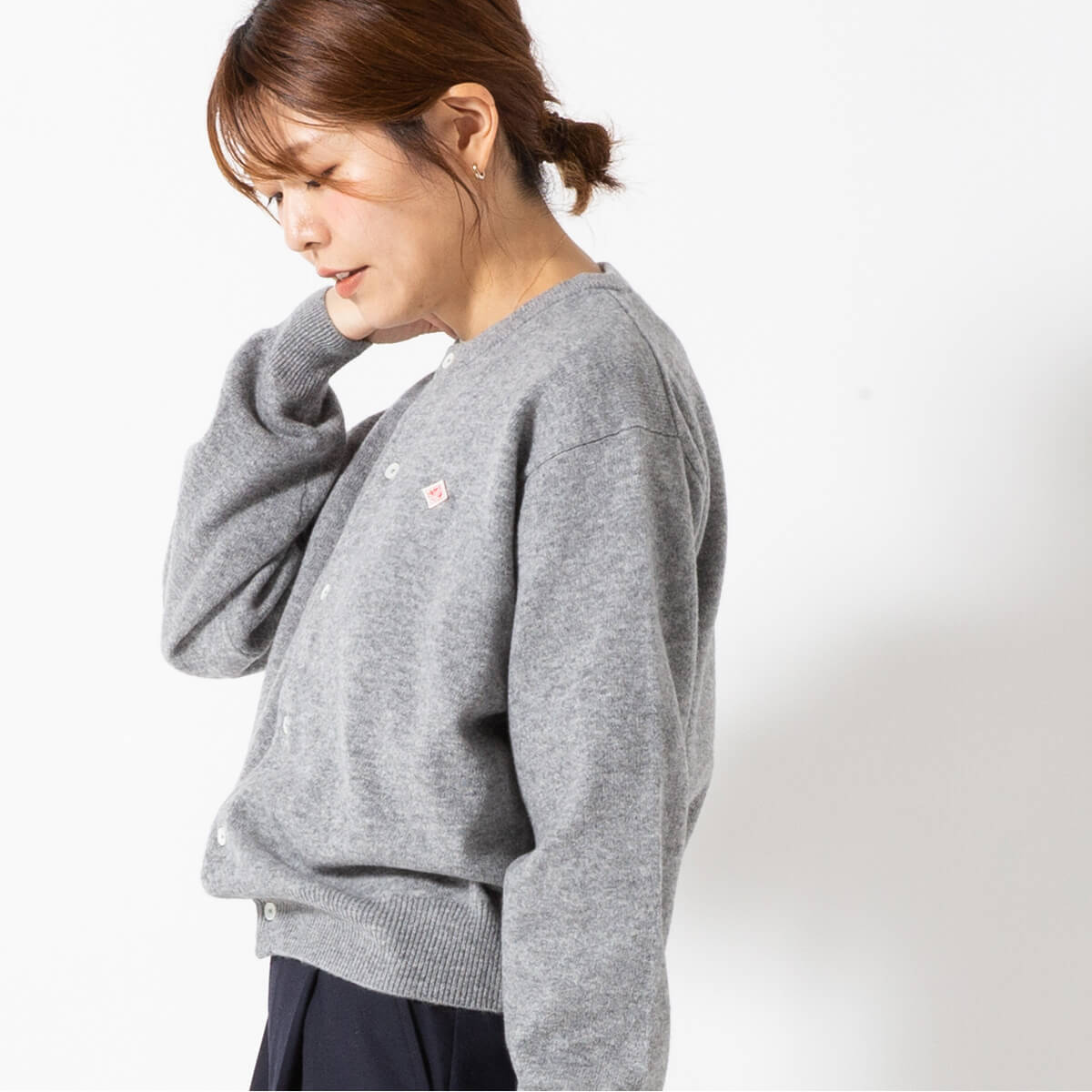 楽天市場】【正規取扱店】 ダントン クルーネックカーディガン