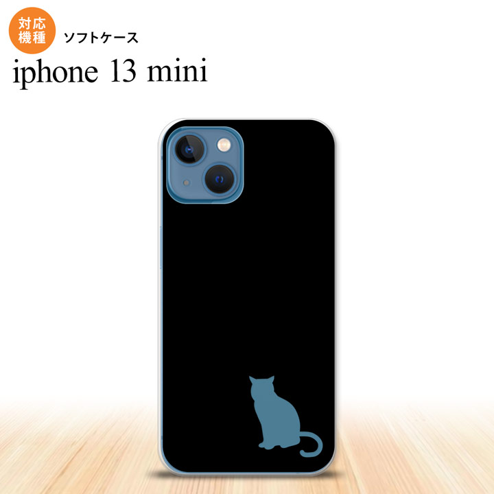 楽天市場】iPhone13mini iPhone13 mini ケース ソフトケース 猫 影 黒