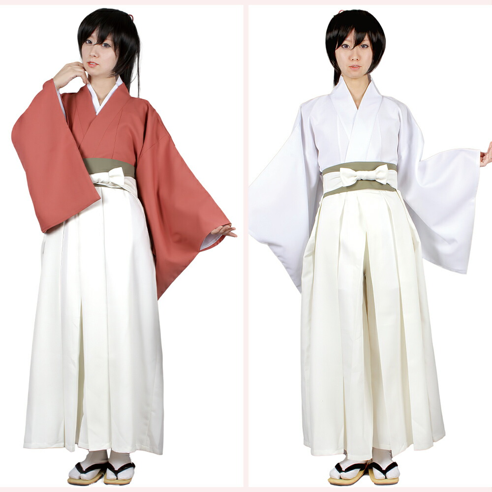 楽天市場】薄桜鬼 雪村千鶴 和服 和風 乗馬袴付き コスプレイヤー