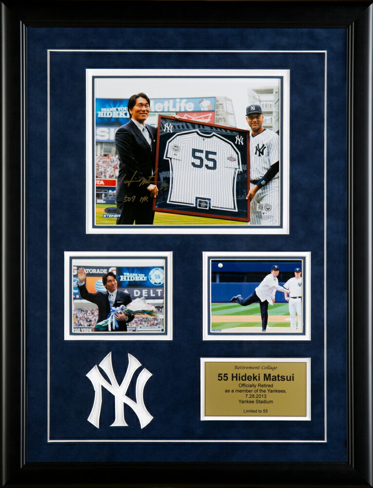 松井秀喜ファン必見！！！ 松井秀喜直筆サイン入りフォト