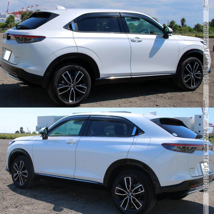 楽天市場】新型ヴェゼル RV パーツ リア ドアハンドルガーニッシュ 2P