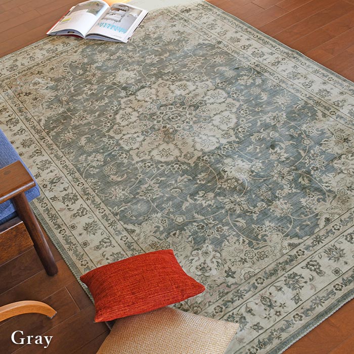 楽天市場】ラグ カメオ 190×240 cm 洗える 滑り止め オリエンタル