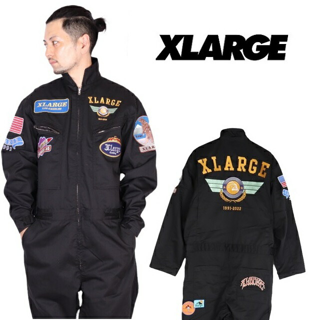 楽天市場】エクストララージ オーバーオール X-LARGE PILOT LOGO L/S