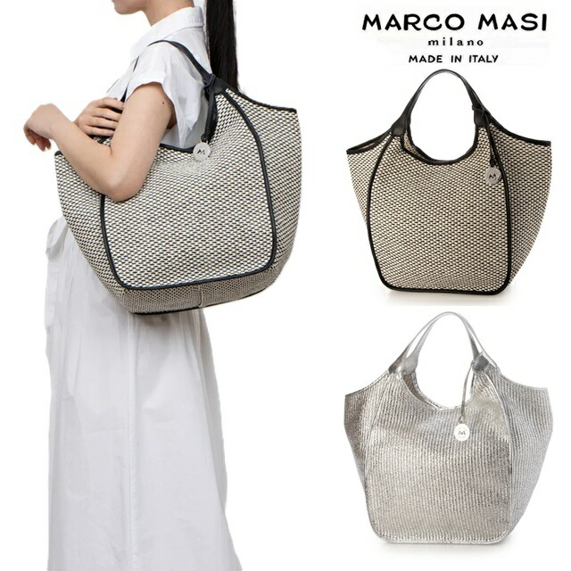 楽天市場】Marco Masi マルコマージ トートバッグ 春夏 カゴバッグ