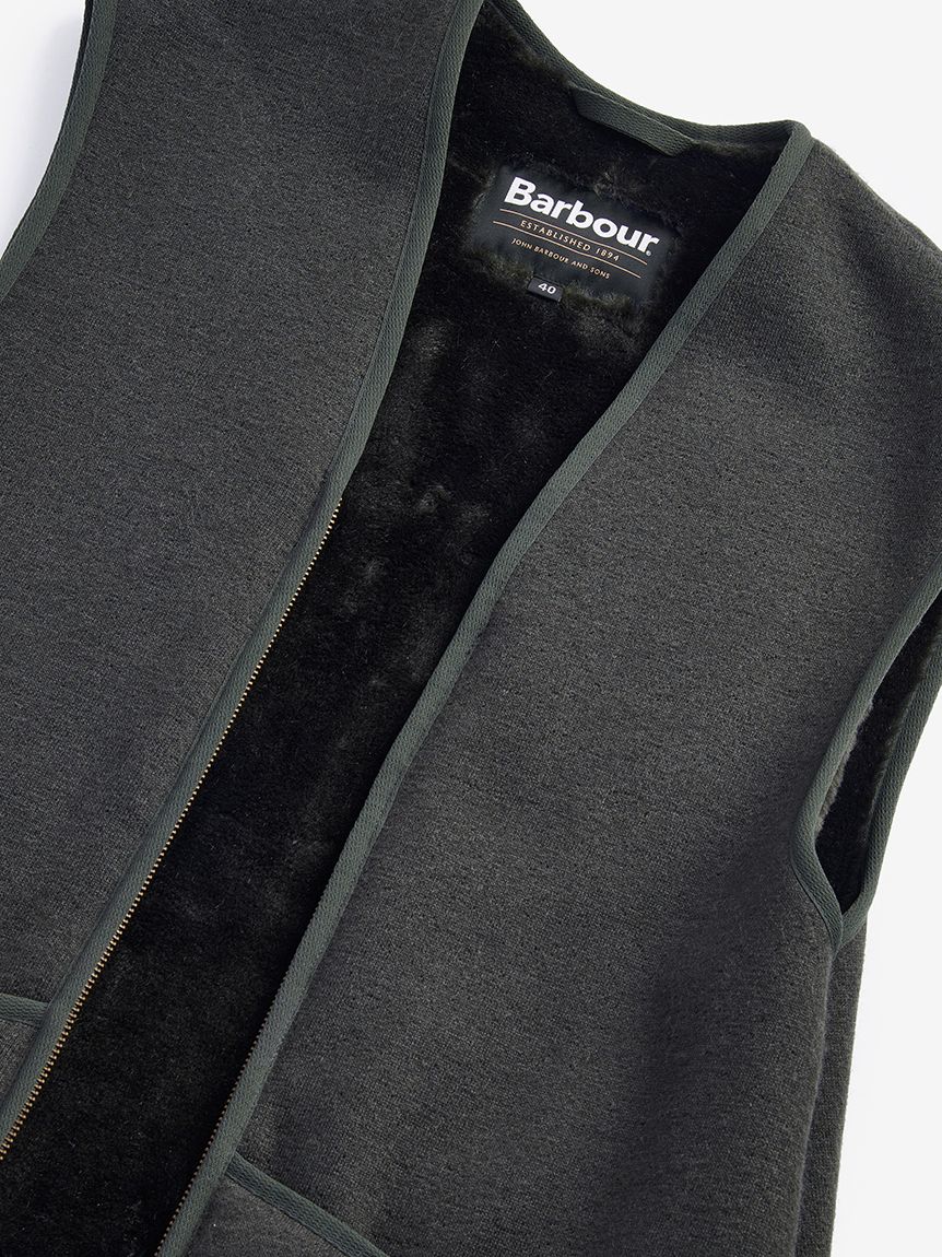 楽天市場】BARBOUR バブアー ベスト WARM PILE WAISTCOAT ZIP-IN LINER