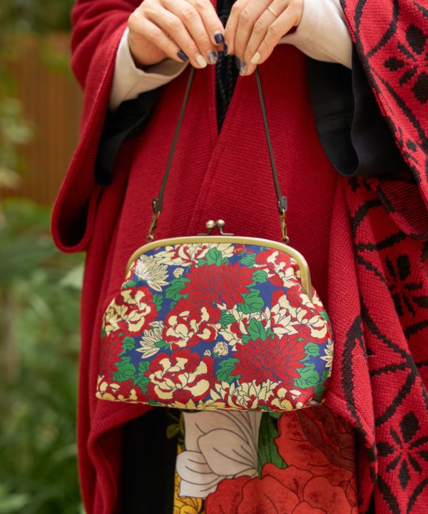 楽天市場】倭物やカヤ公式店 [花レトロ手持ちがま] 和柄 和モダン 和服