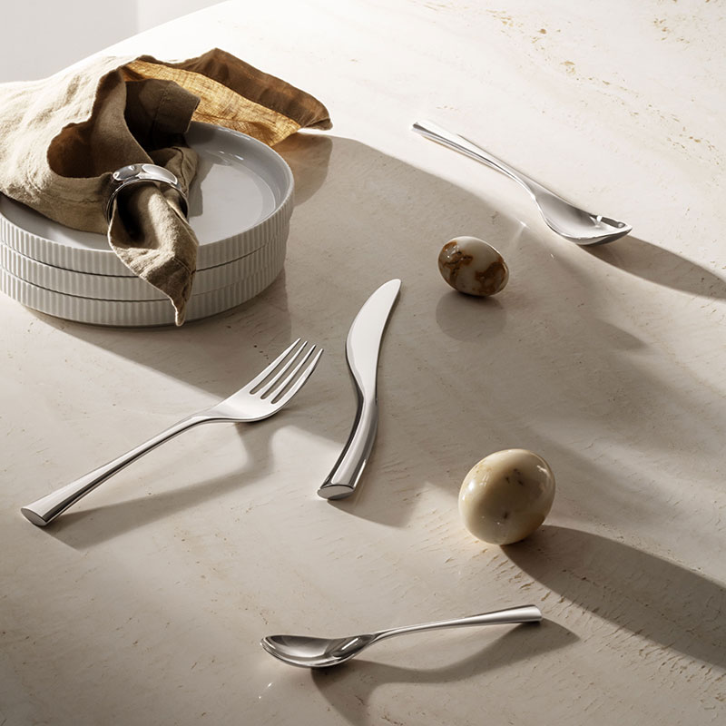 楽天市場】ジョージジェンセン カトラリー 16本セット コブラ シルバー