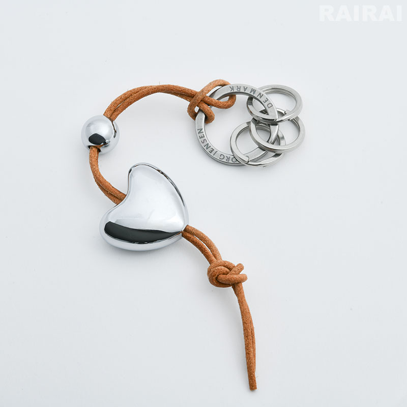 楽天市場】ジョージジェンセン キーリング レザーストラップ付き